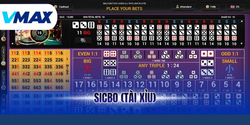 Sicbo (Tài Xỉu) – Luật Chơi, Chiến Lược Cơ Bản Tại Vmax 3 Sicbo (Tài Xỉu) – Luật Chơi, Chiến Lược Cơ Bản Tại Vmax